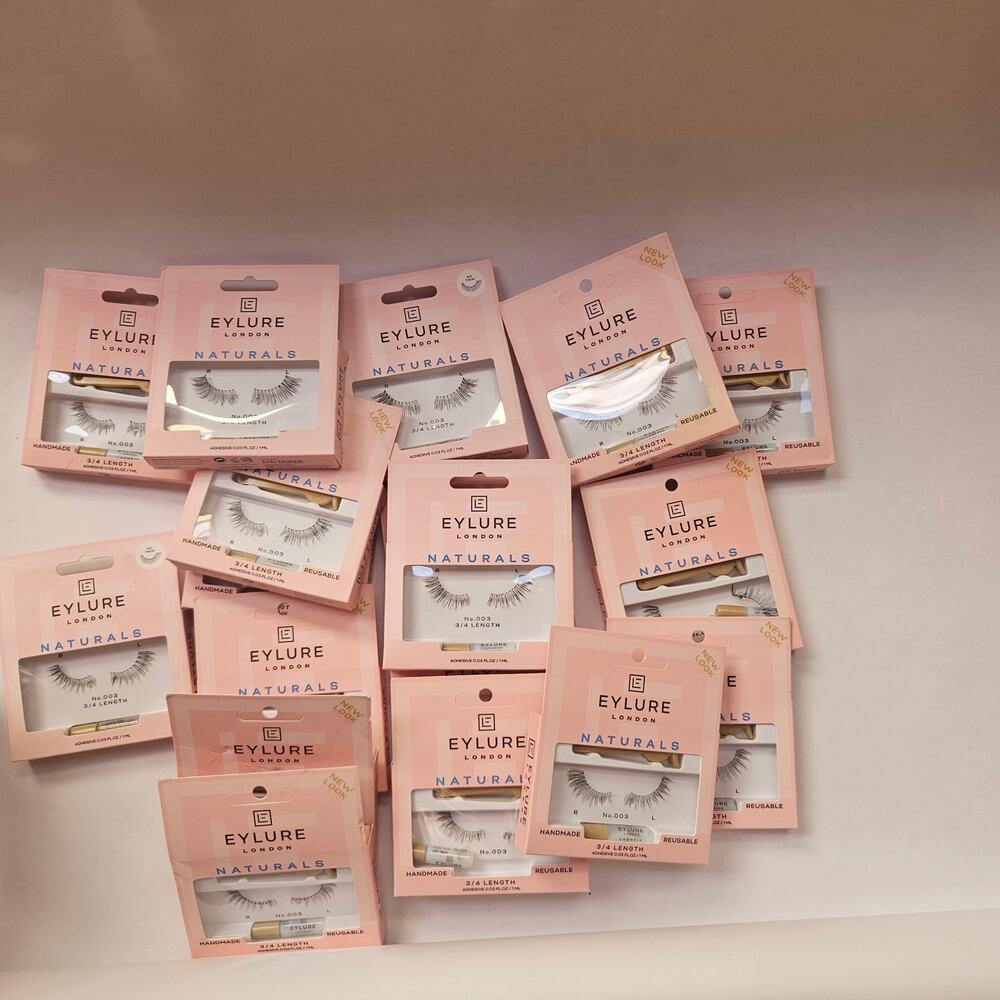 Eylure London Naturals False Lashes Style No. 003 3/4 Length Lot of 18 - Picture 2 of 3